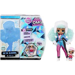 ✅️LOL Surprise! OMG Winter Chill ICY Gurl Fashion Doll & Brrr B.B. Doll